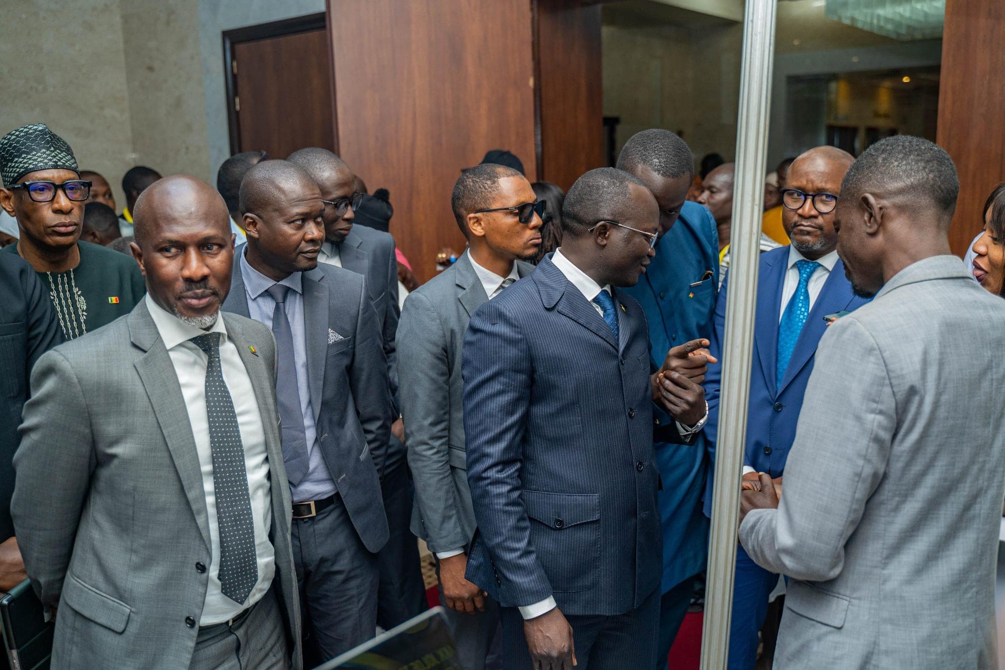 Arrivee des officiels